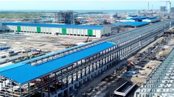 六冶印尼北加电解铝项目首批电解槽精准就位  项目建设迈入关键阶段