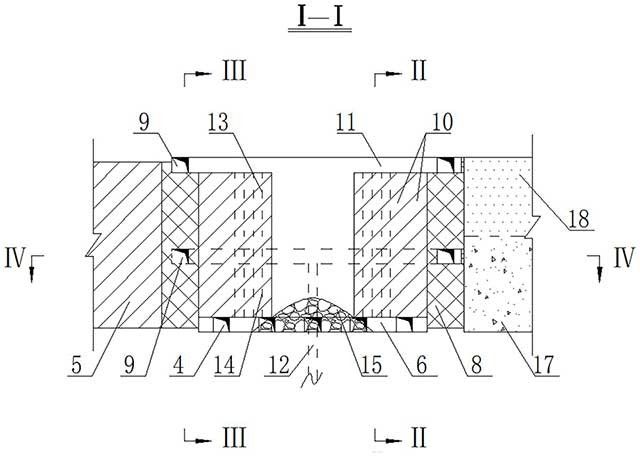 倾斜中厚破碎矿体中深孔采矿方法