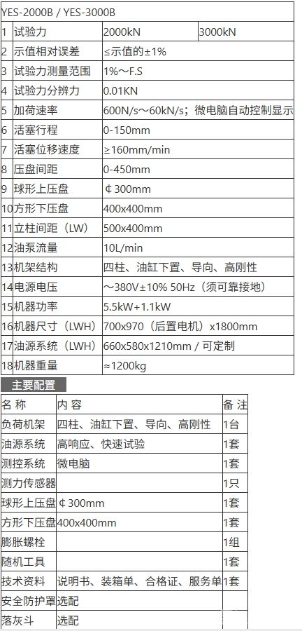 YES-B系列数显式压力试验机