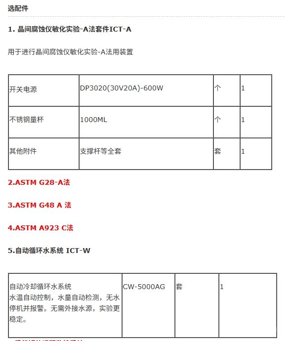 晶间腐蚀仪ICT-4