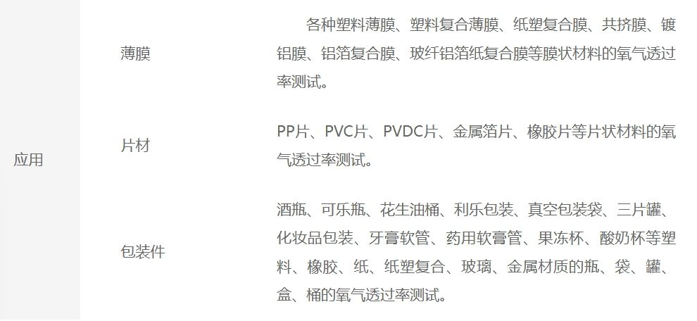 等压法氧气透过率测试仪