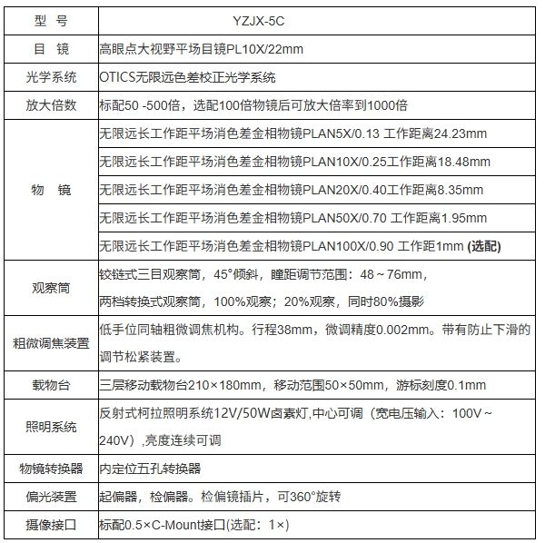 YZJX-5C高级倒置金相显微镜分析系统