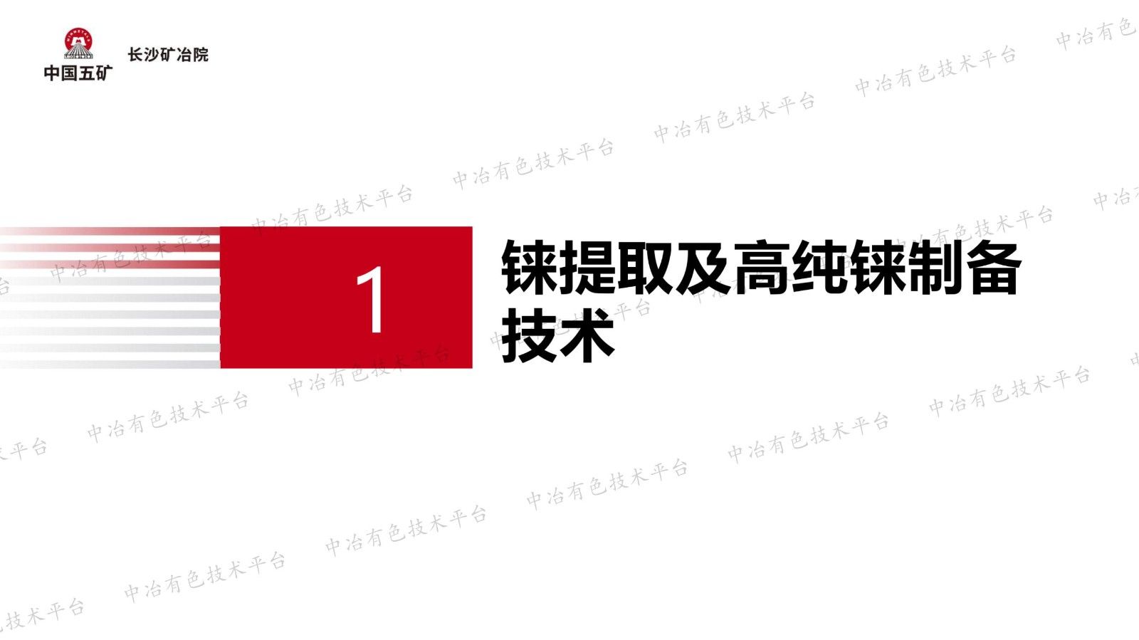 高纯铼及铋基产品短流程制备技术