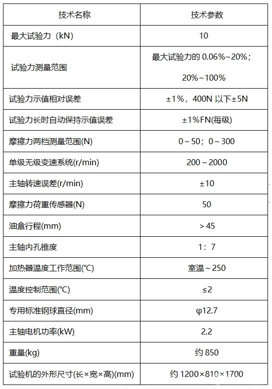 MRS-10B四球摩擦试验机