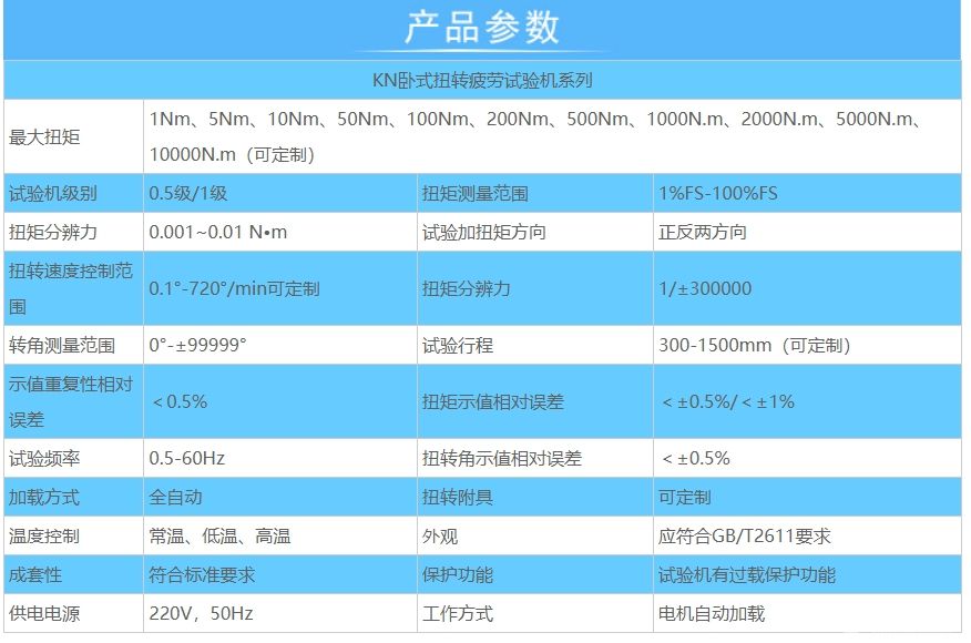 卧式扭转疲劳试验机