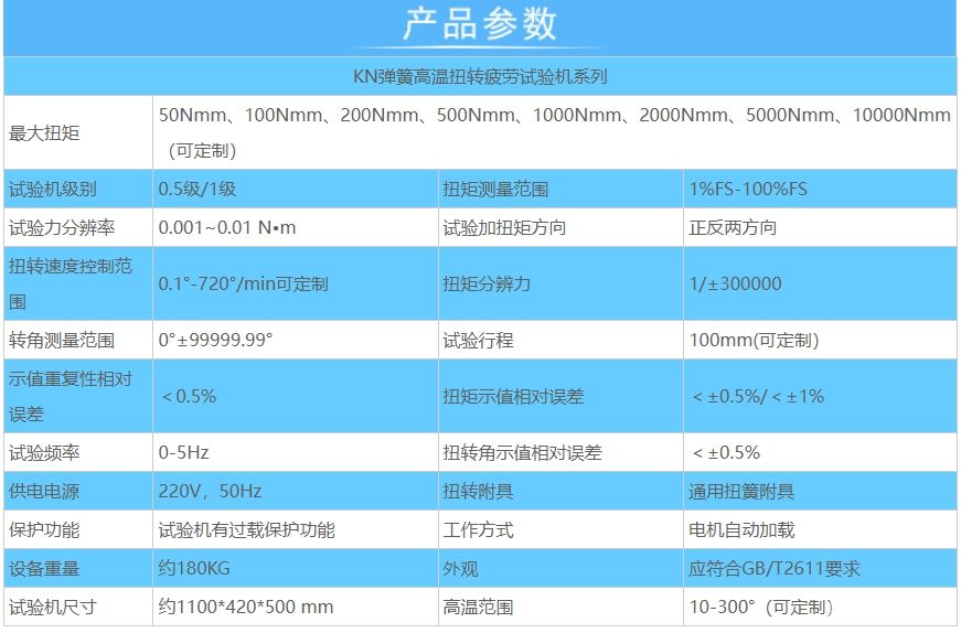 微机控制弹簧高温扭转疲劳试验机
