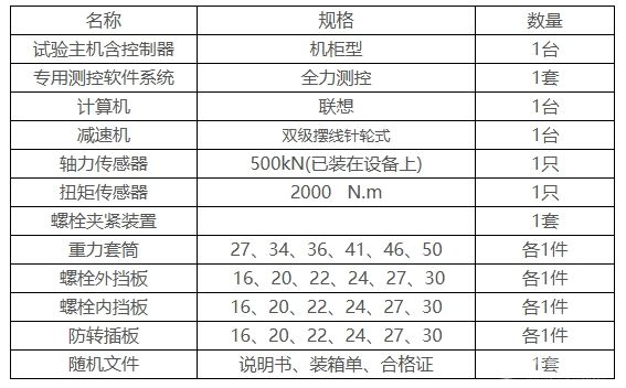 高强螺栓连接副检测试验机