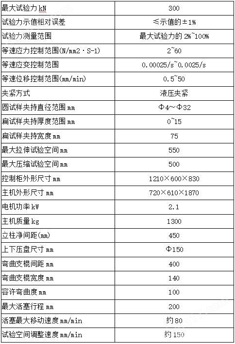 300KN电脑屏显示液压万能试验机