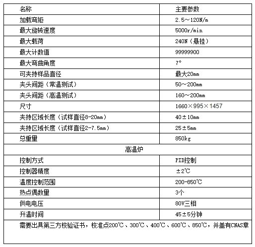 旋转弯曲疲劳试验机