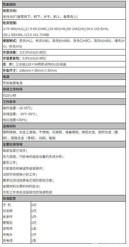 笔式硬度计HL5106