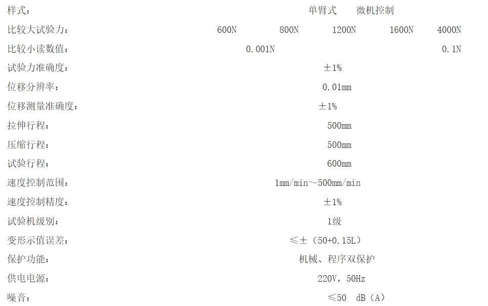 4kN减振弹簧压力试验机
