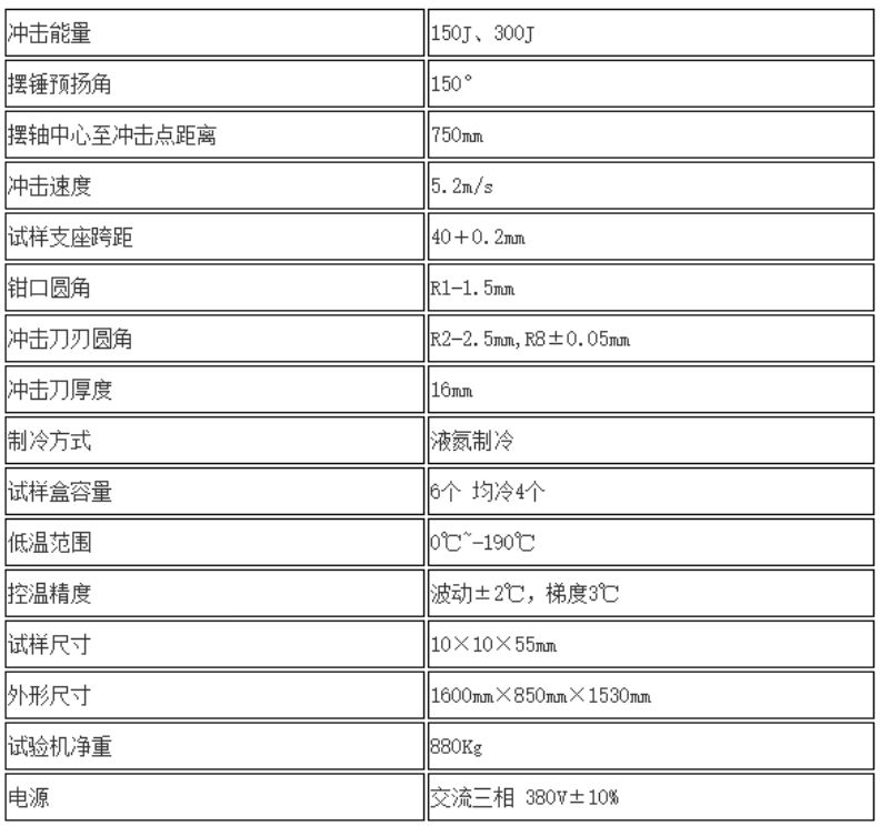 ZCJB-300D数显超低温冲击试验机