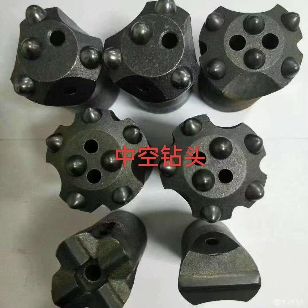 中空锚杆球齿钻头