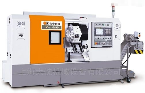 整体斜床身车床