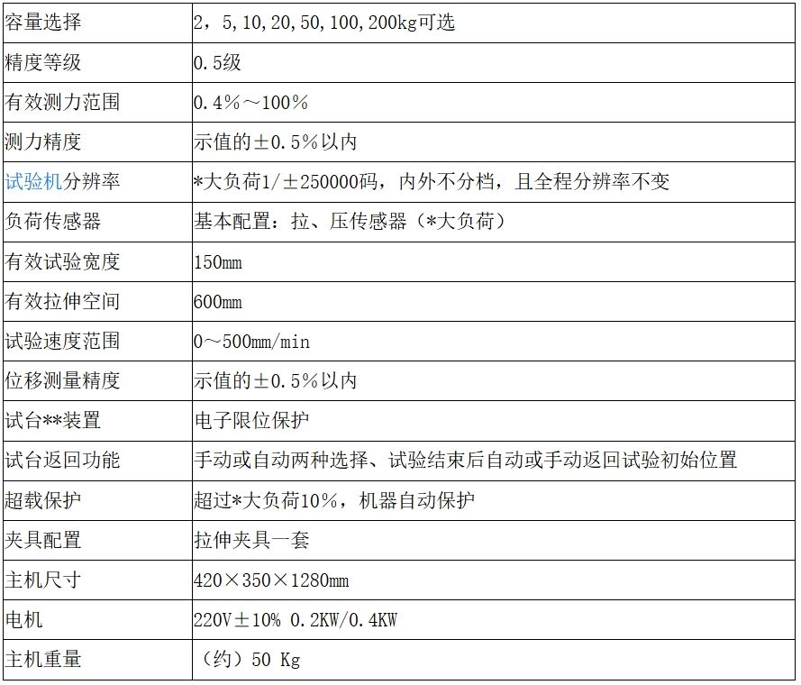 单柱伺服拉力试验机IC拉力强度