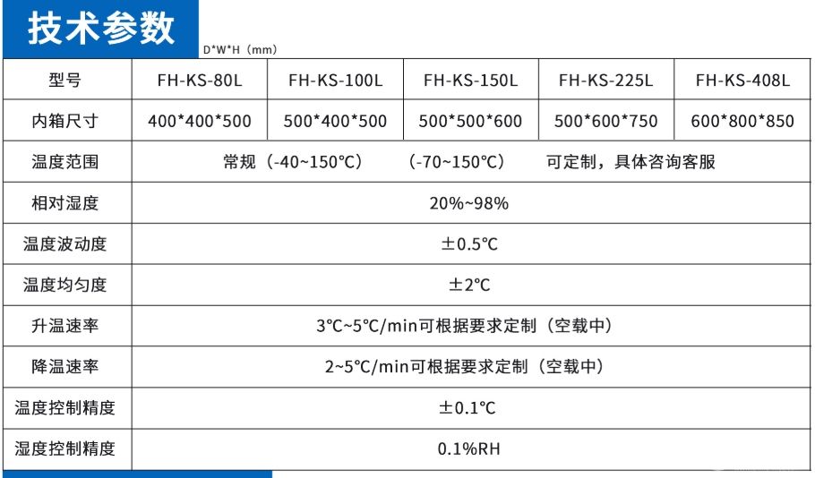 1~5°C每分钟可定制快速温变试验箱