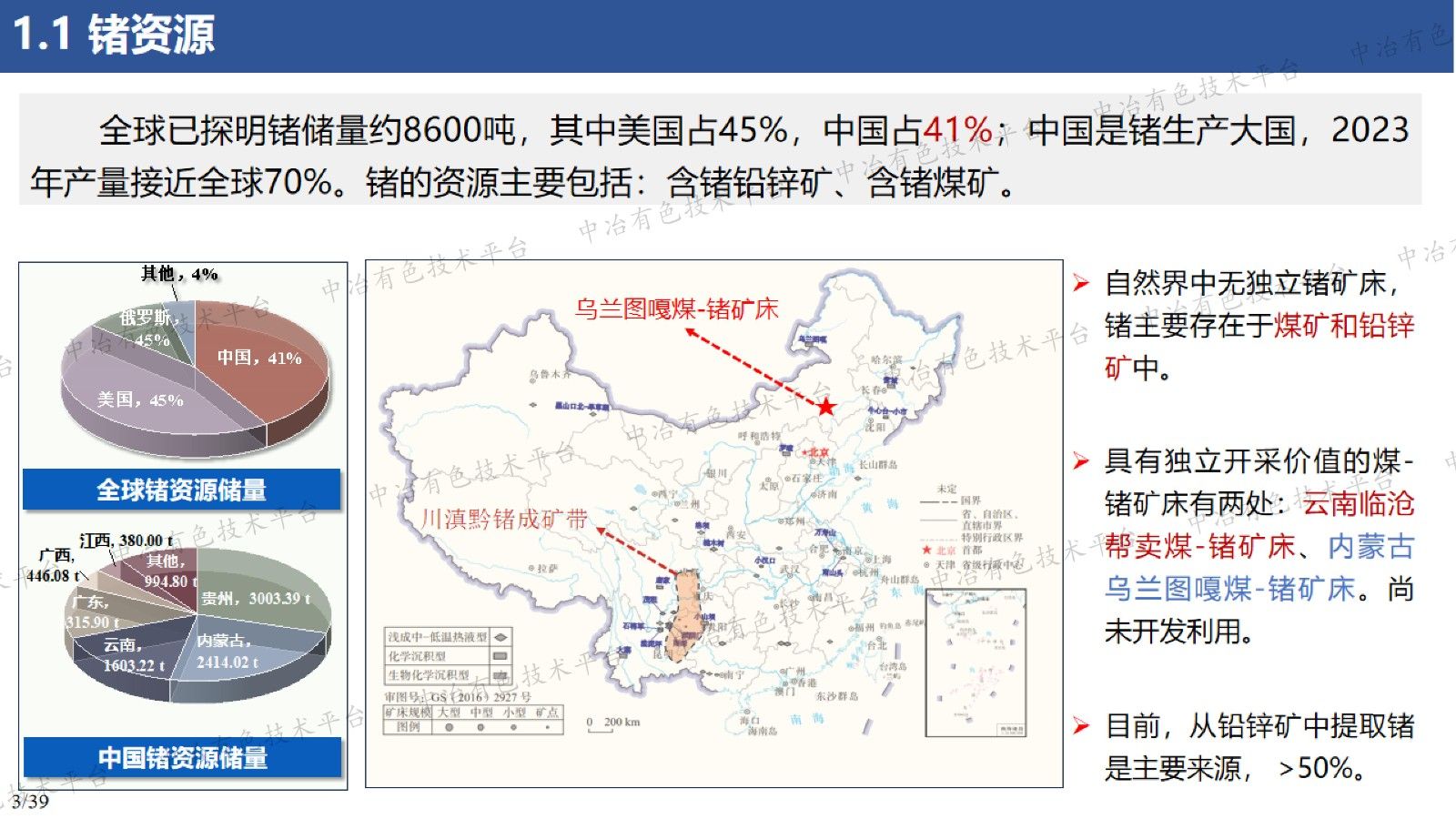 含锗物料的硫化挥发