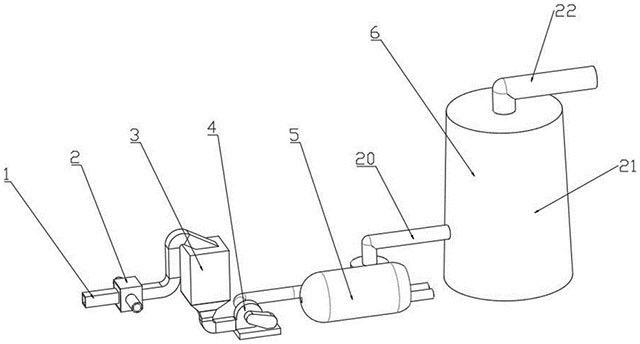 铝轮毂熔炼气体净化装置