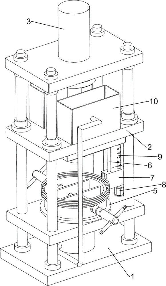 可调节温度的冶金液压机