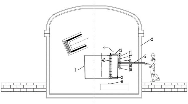 真空浇注铝青铜滤渣用中间包