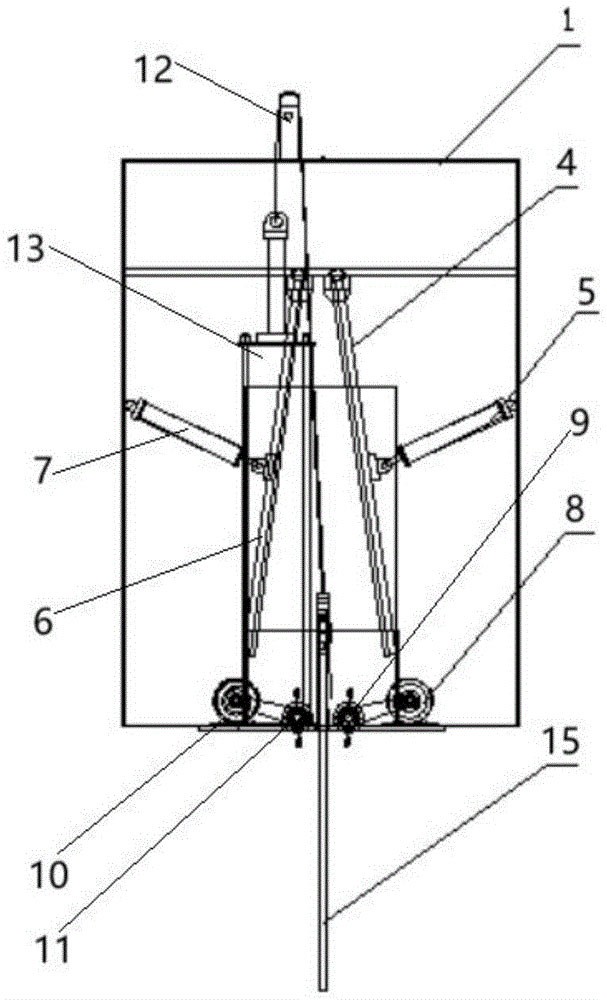 锌阳极板校正清洁装置